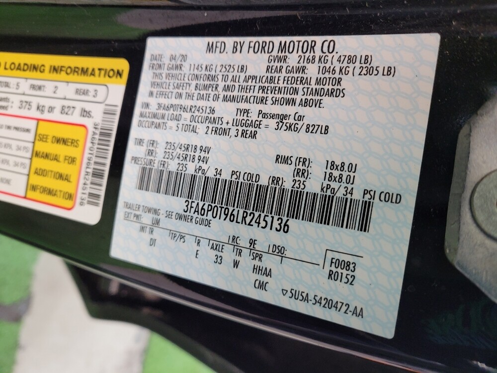 2020 Ford Fusion in Louisville, KY 40258 - 18090184 33