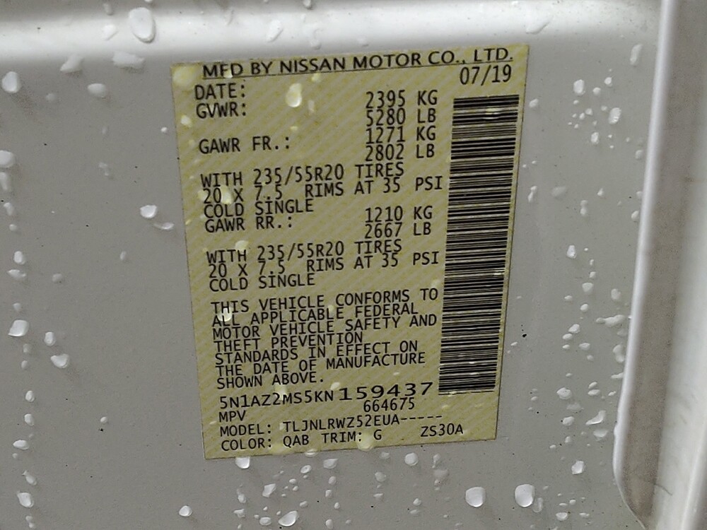 2019 Nissan Murano in Charleston, SC 29414 - 18090187 33