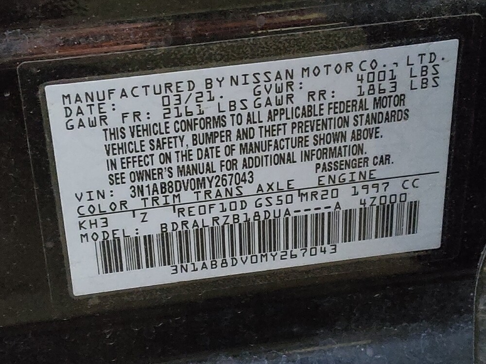 2021 Nissan Sentra in Charleston, SC 29414 - 18090192 33