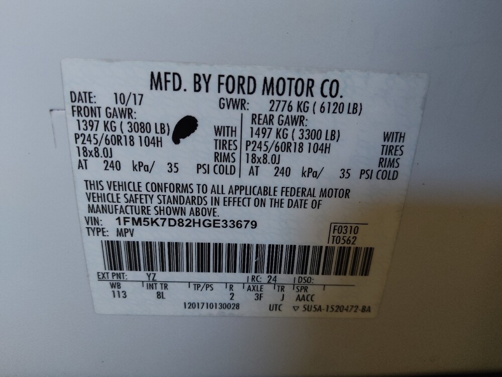 2017 Ford Explorer in Gainesville, FL 32609 - 18090197 33