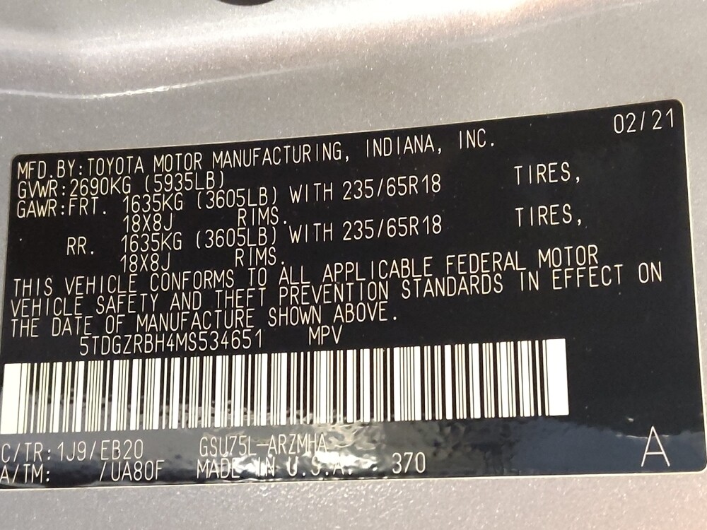 2021 Toyota Highlander in Greensboro, NC 27407 - 18090204 33