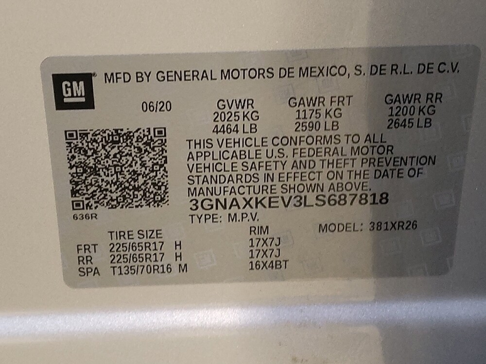 2020 Chevrolet Equinox in Greensboro, NC 27407 - 18090209 33