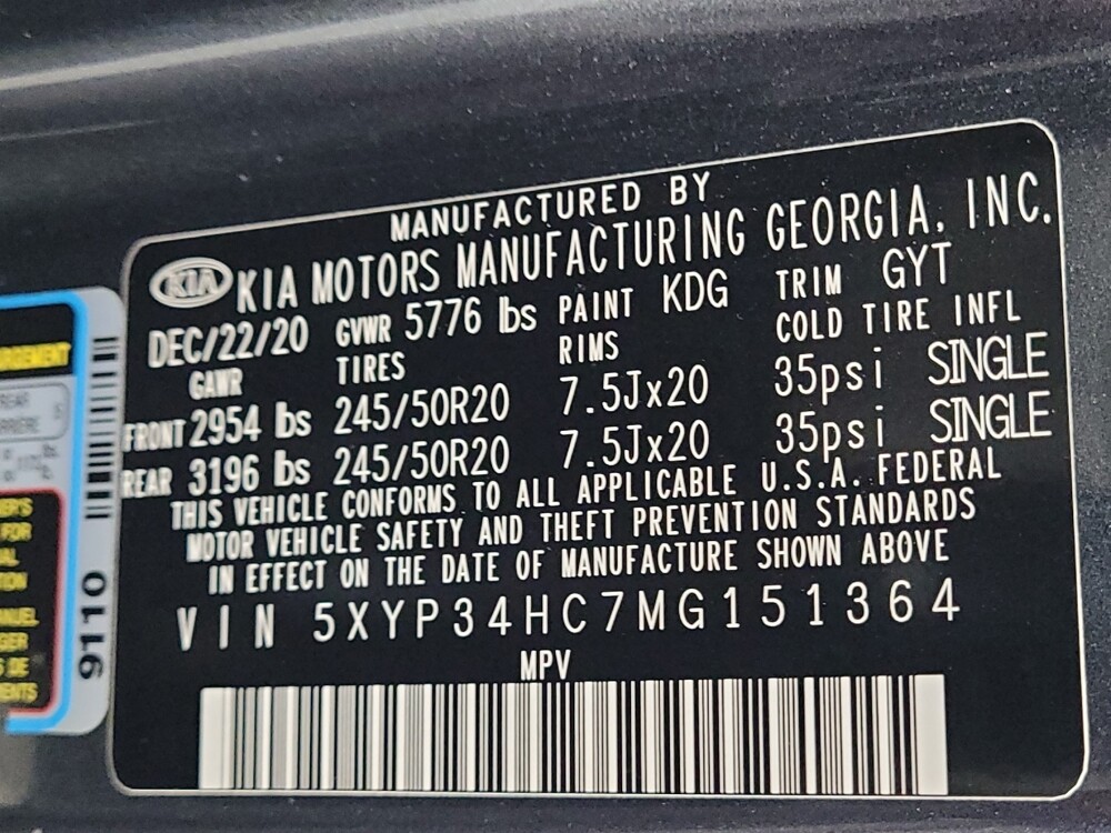 2021 Kia Telluride in Conway, SC 29526 - 18090210 33