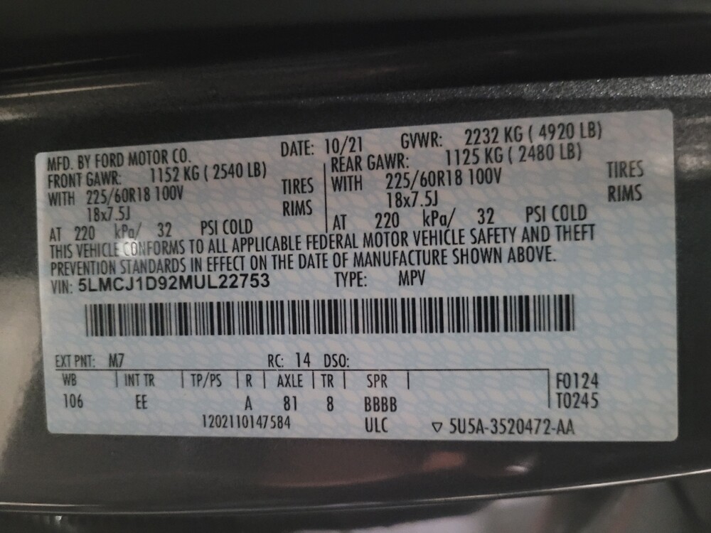 2021 Lincoln Corsair in Newport News, VA 23601 - 18090224 33