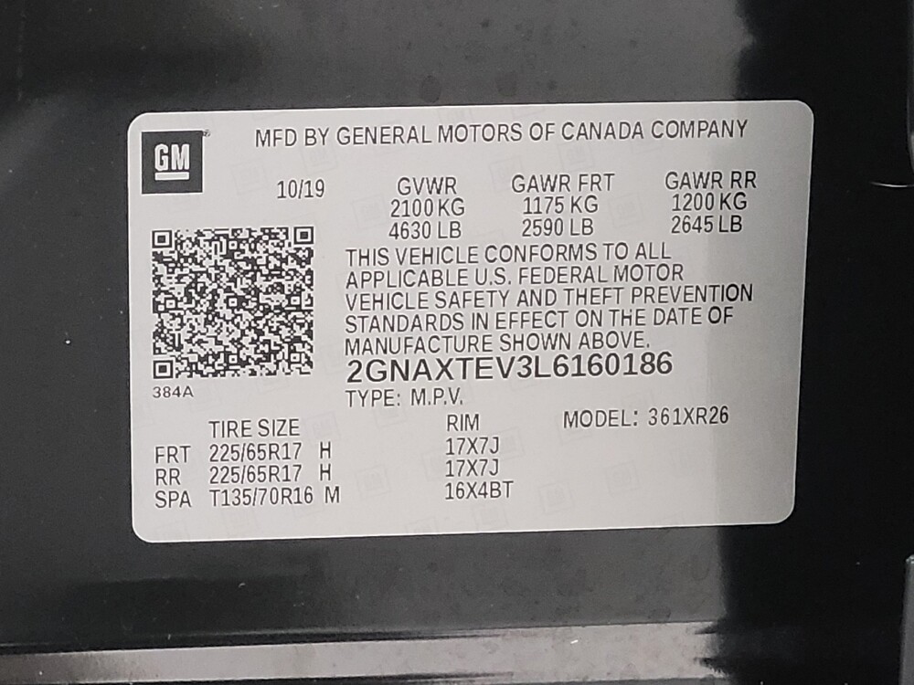 2020 Chevrolet Equinox in Madison, TN 37115 - 18090230 33