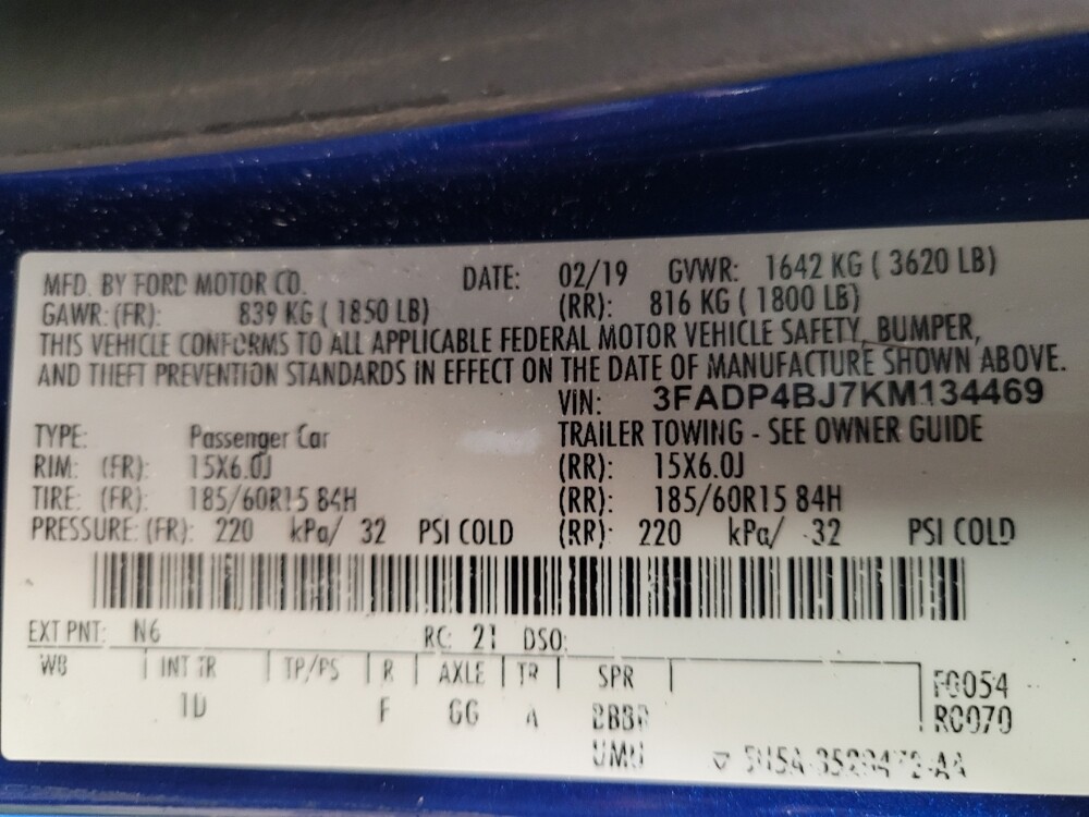 2019 Ford Fiesta in Lakeland, FL 33815 - 18090237 33