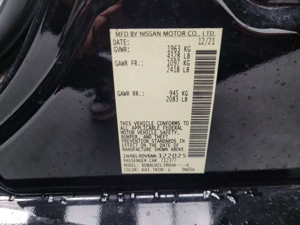 2022 Nissan Altima in Reno, NV 89502 - 18090242 33