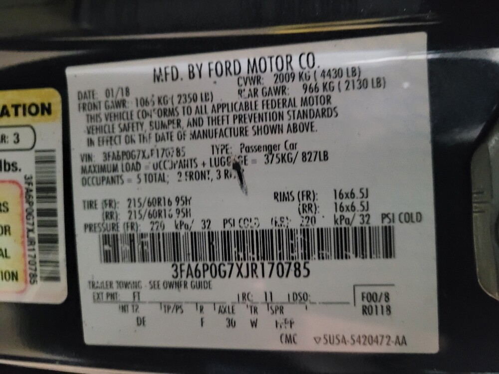 2018 Ford Fusion in Henrico, VA 23223 - 18090273 33