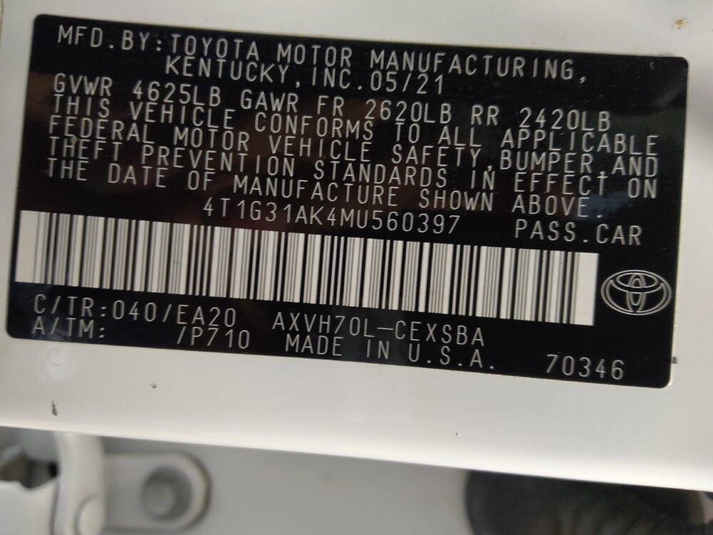 2021 Toyota Camry in Phoenix, AZ 85015 - 18090278 33