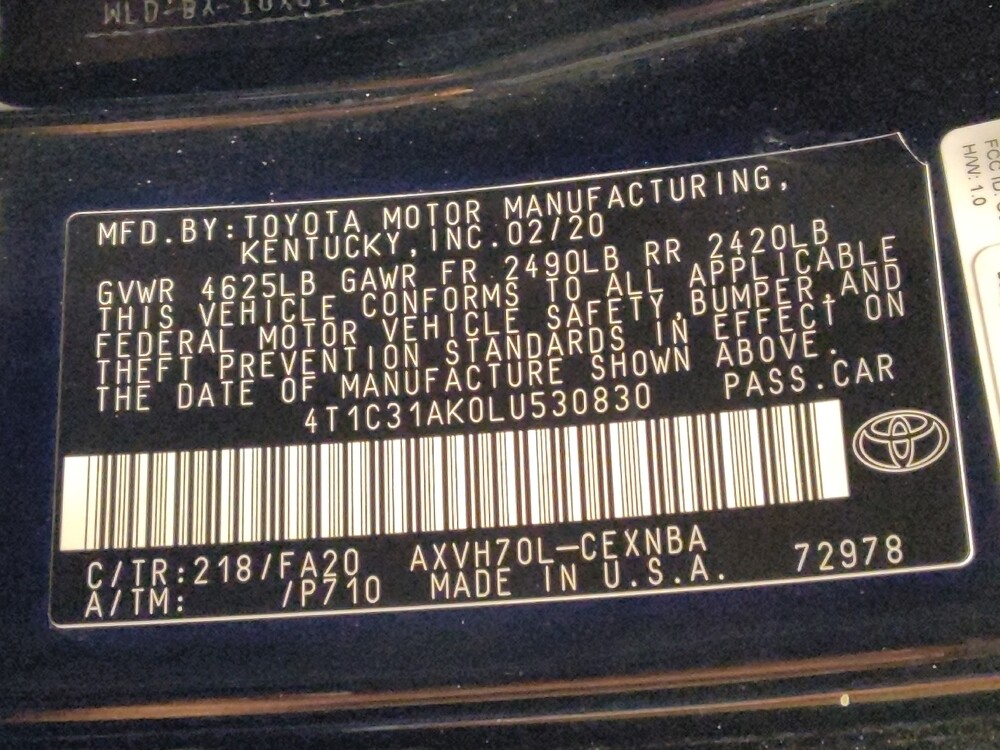 2020 Toyota Camry in Tucson, AZ 85705 - 18090292 33