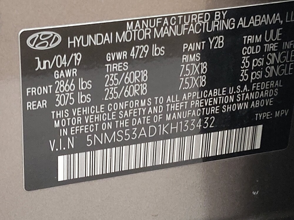 2019 Hyundai Santa Fe in Fort Worth, TX 76116 - 18090296 33