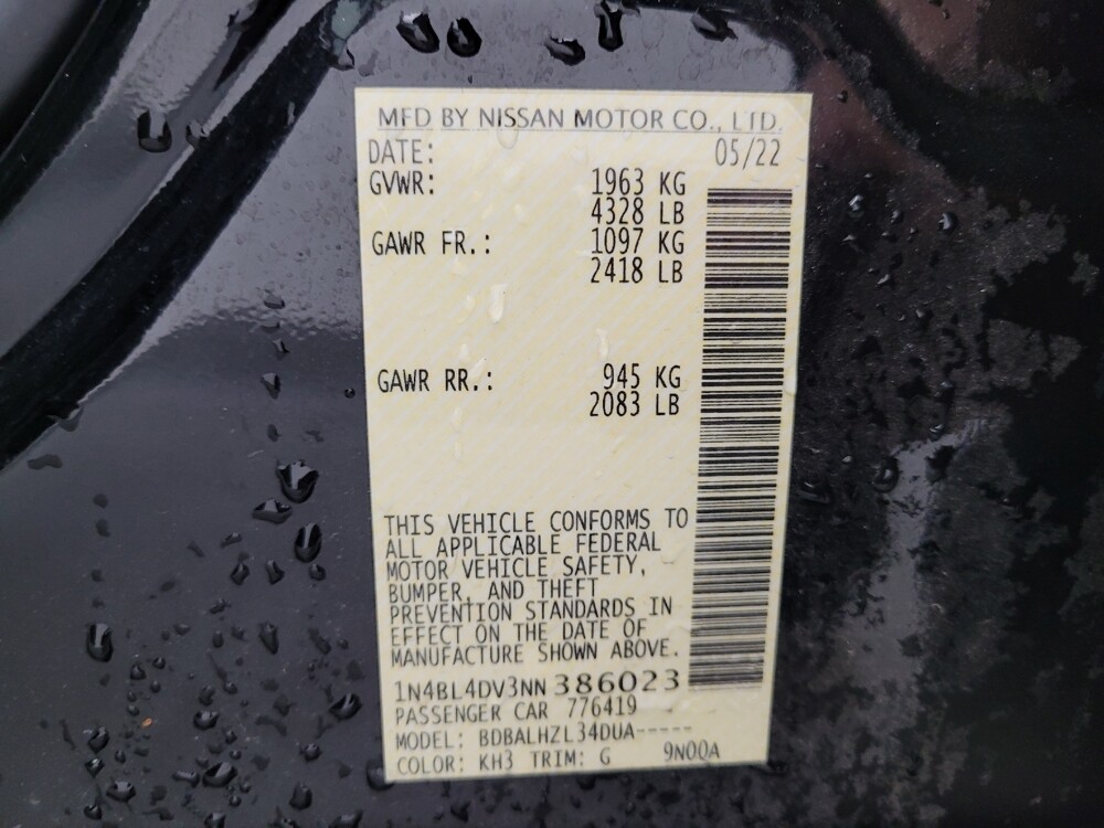 2022 Nissan Altima in Greensboro, NC 27407 - 18090300 33