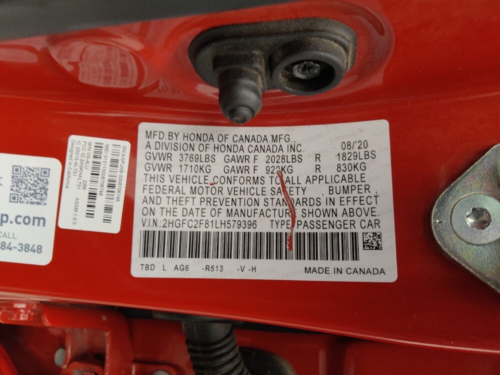 2020 Honda Civic in Topeka, KS 66611 - 18090305 33