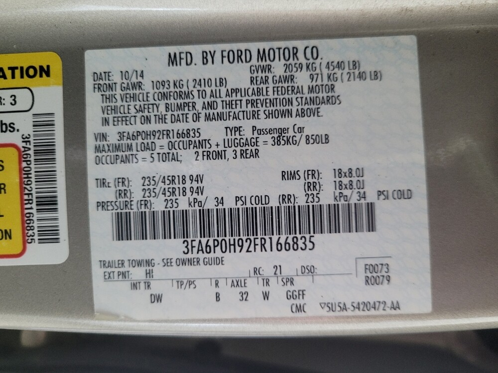 2015 Ford Fusion in Conyers, GA 30094 - 18090399 33