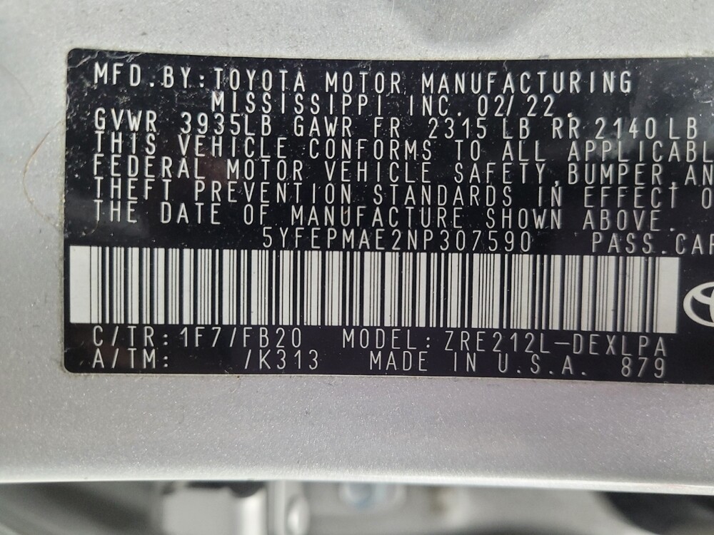 2022 Toyota Corolla in Columbus, GA 31909 - 18090405 33