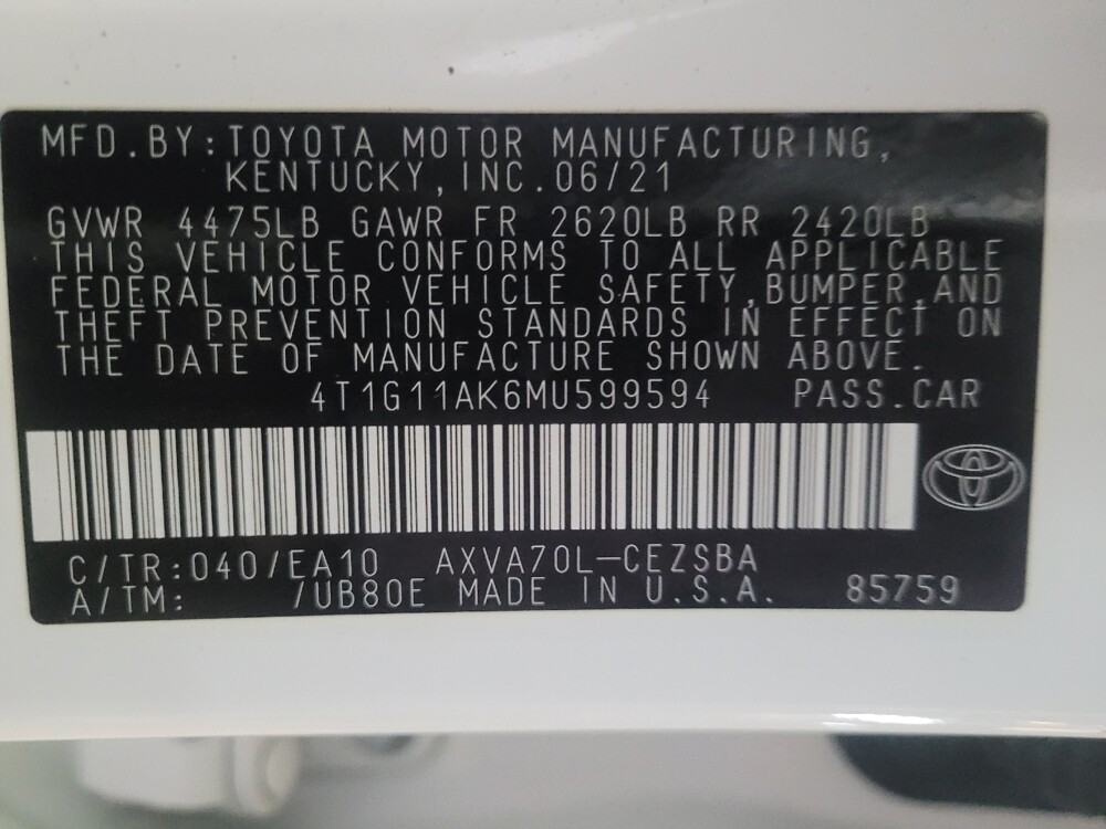 2021 Toyota Camry in Morrow, GA 30260 - 18090410 33