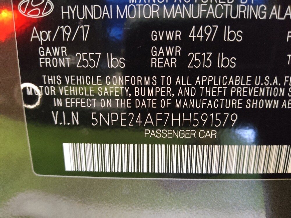 2017 Hyundai Sonata in Pelham, AL 35124 - 18090417 33