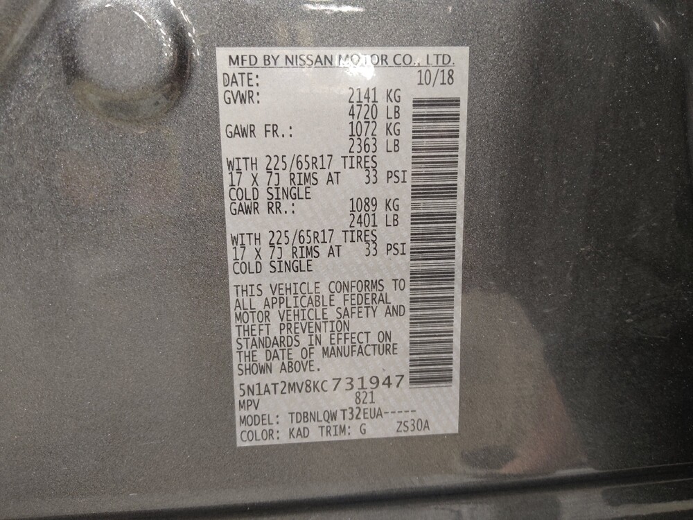 2019 Nissan Rogue in Lubbock, TX 79424 - 18090421 33