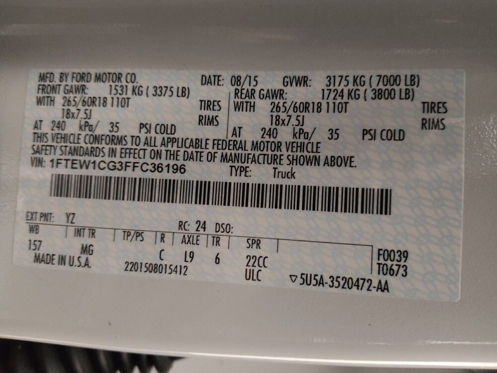 2015 Ford F150 in Jacksonville, FL 32225 - 18090448 33