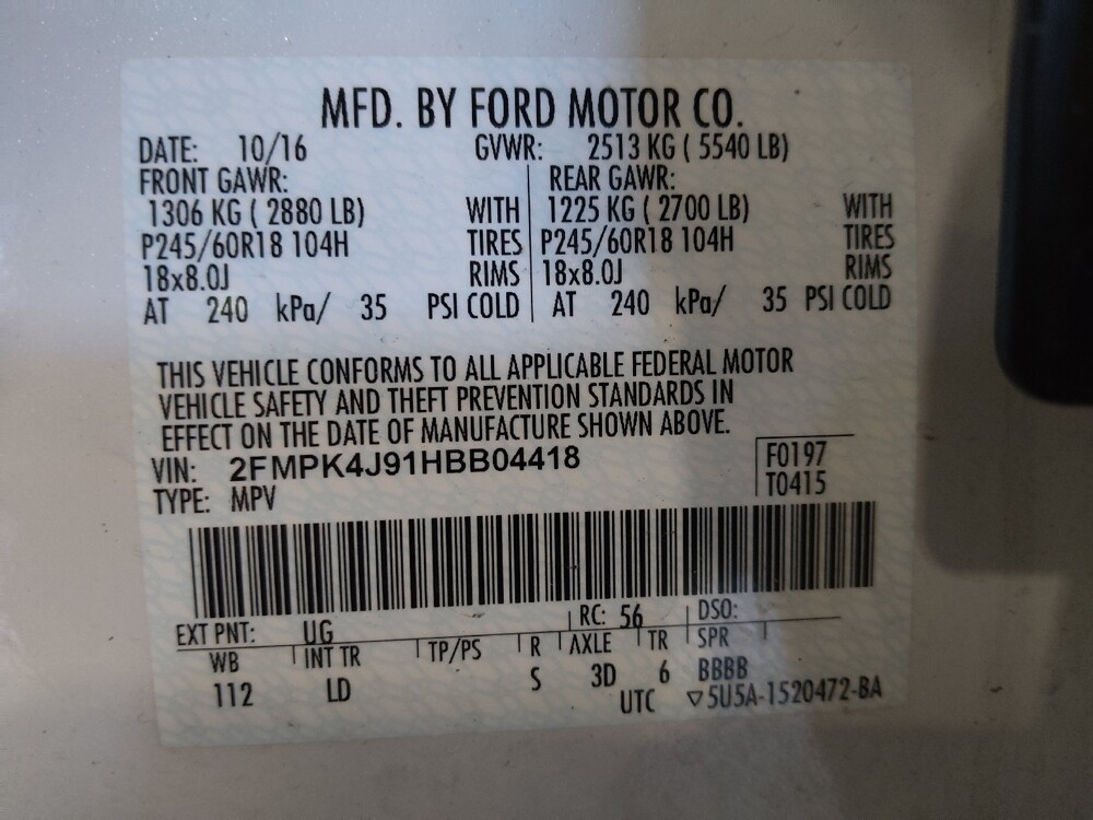 2017 Ford Edge in Jacksonville, FL 32225 - 18090452 33