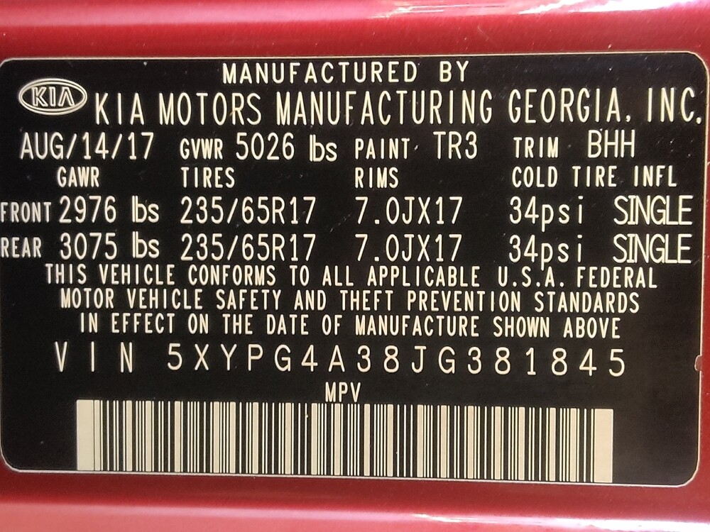 2018 Kia Sorento in West Palm Beach, FL 33409 - 18090454 33