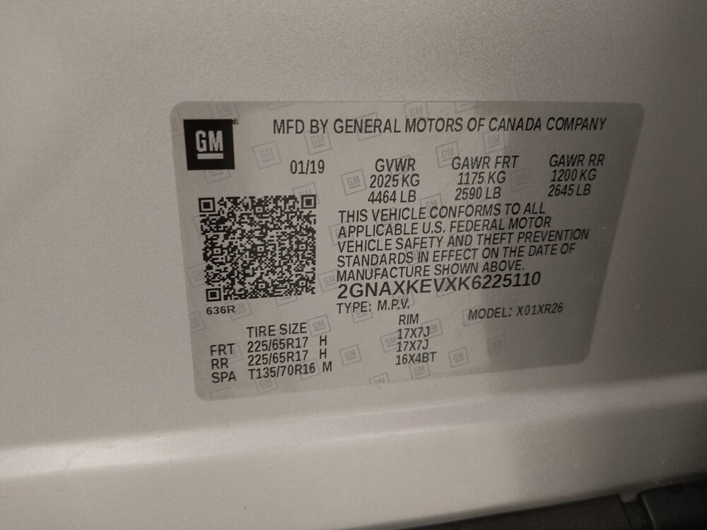 2019 Chevrolet Equinox in Colorado Springs, CO 80909 - 18090476 33