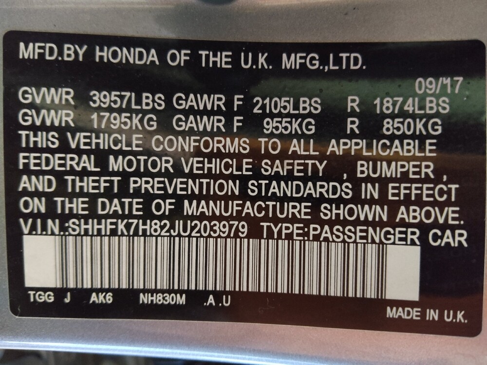 2018 Honda Civic in Temple, TX 76502 - 18090487 33