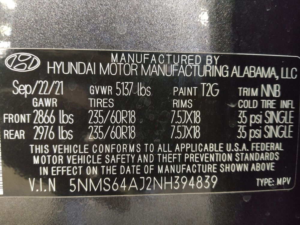 2022 Hyundai Santa Fe in Fort Myers, FL 33907 - 18090523 33