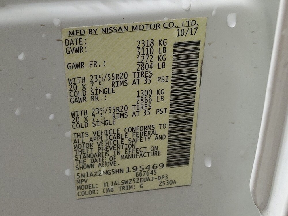 2017 Nissan Murano in Winston-Salem, NC 27103 - 18090531 33