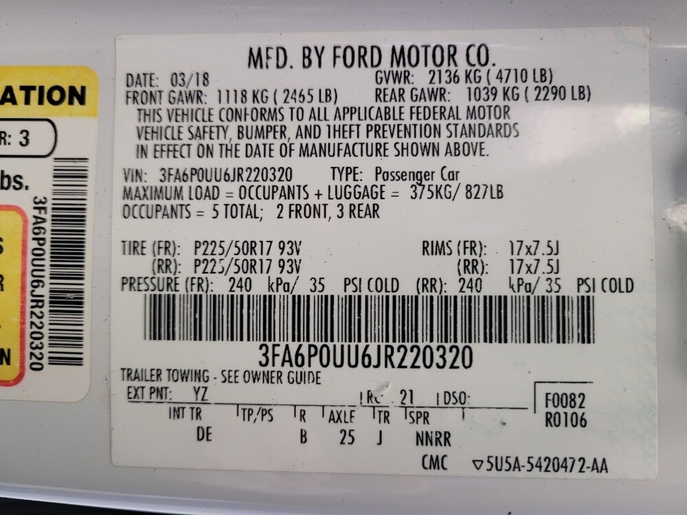 2018 Ford Fusion in Cincinnati, OH 45255 - 18090534 33