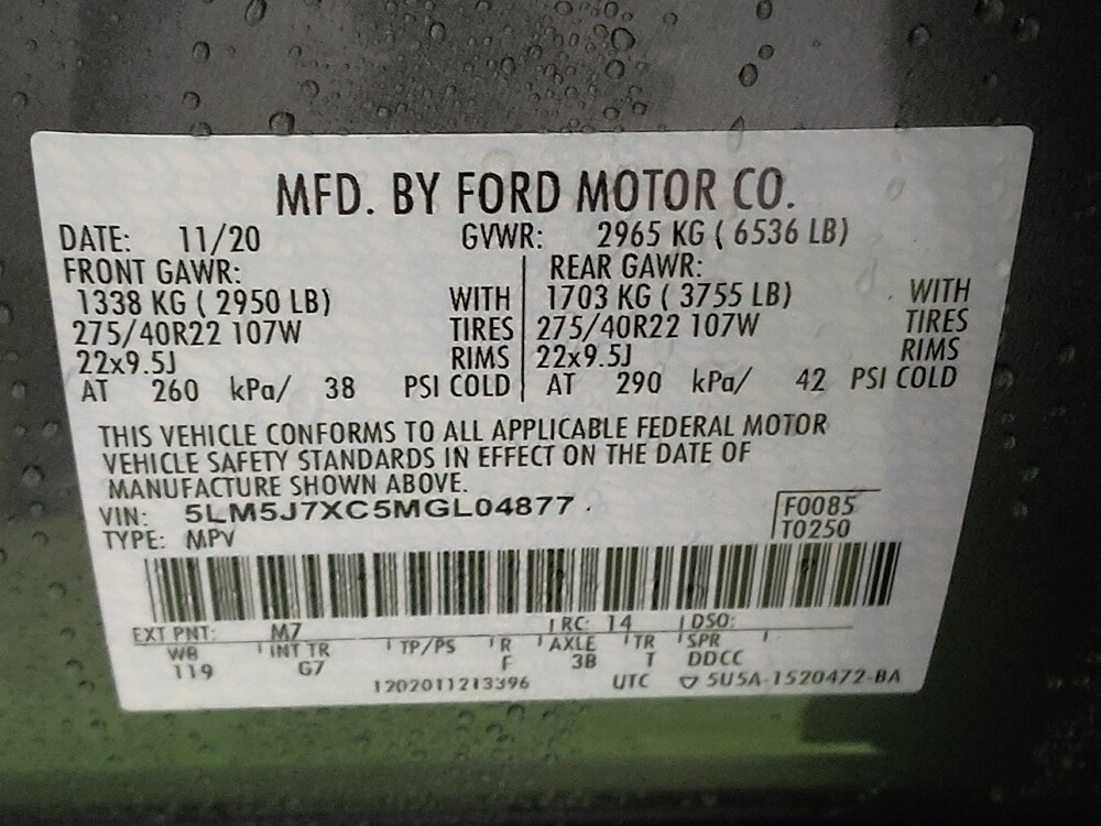 2021 Lincoln Aviator in Salem, VA 24153 - 18090536 33