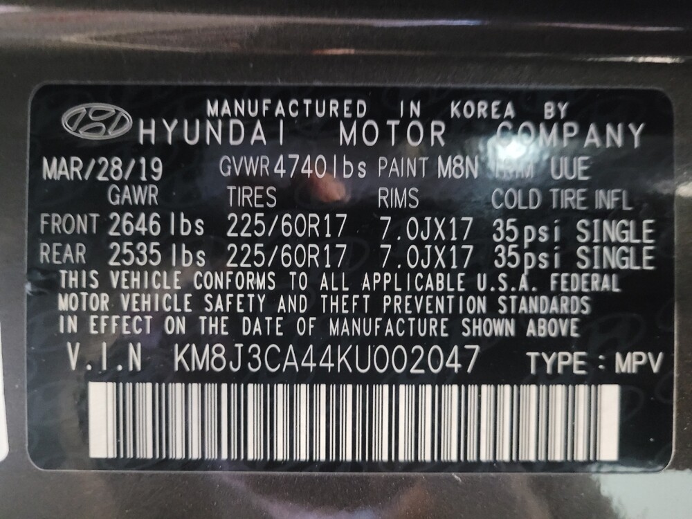 2019 Hyundai Tucson in Jacksonville, FL 32210 - 18090556 33