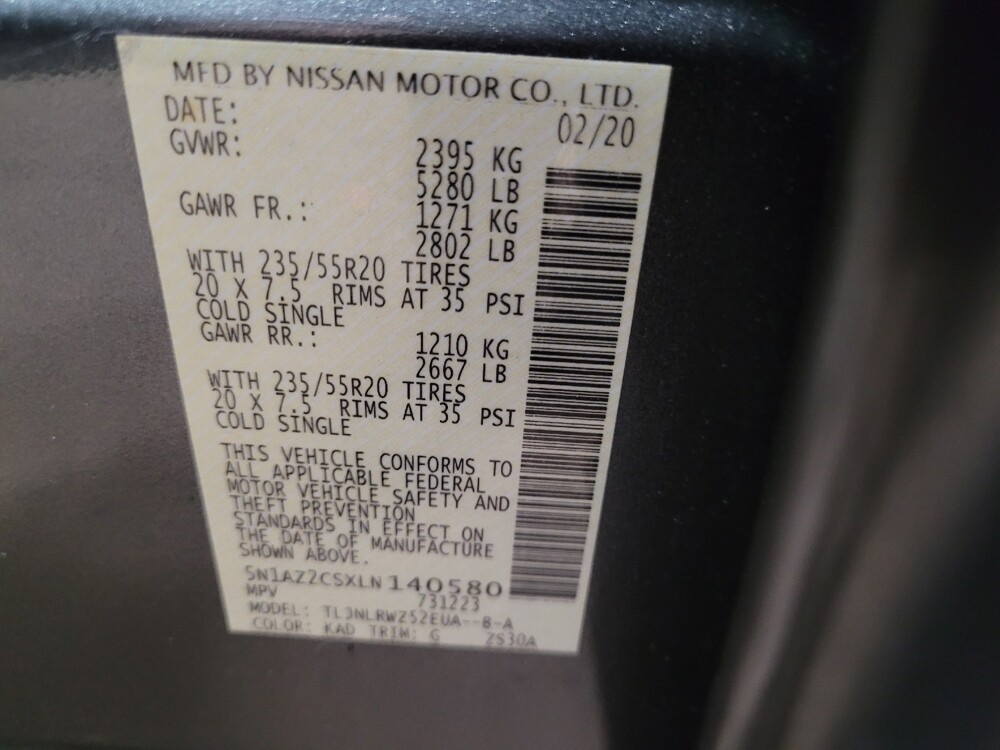 2020 Nissan Murano in Williamstown, NJ 8094 - 18090560 33