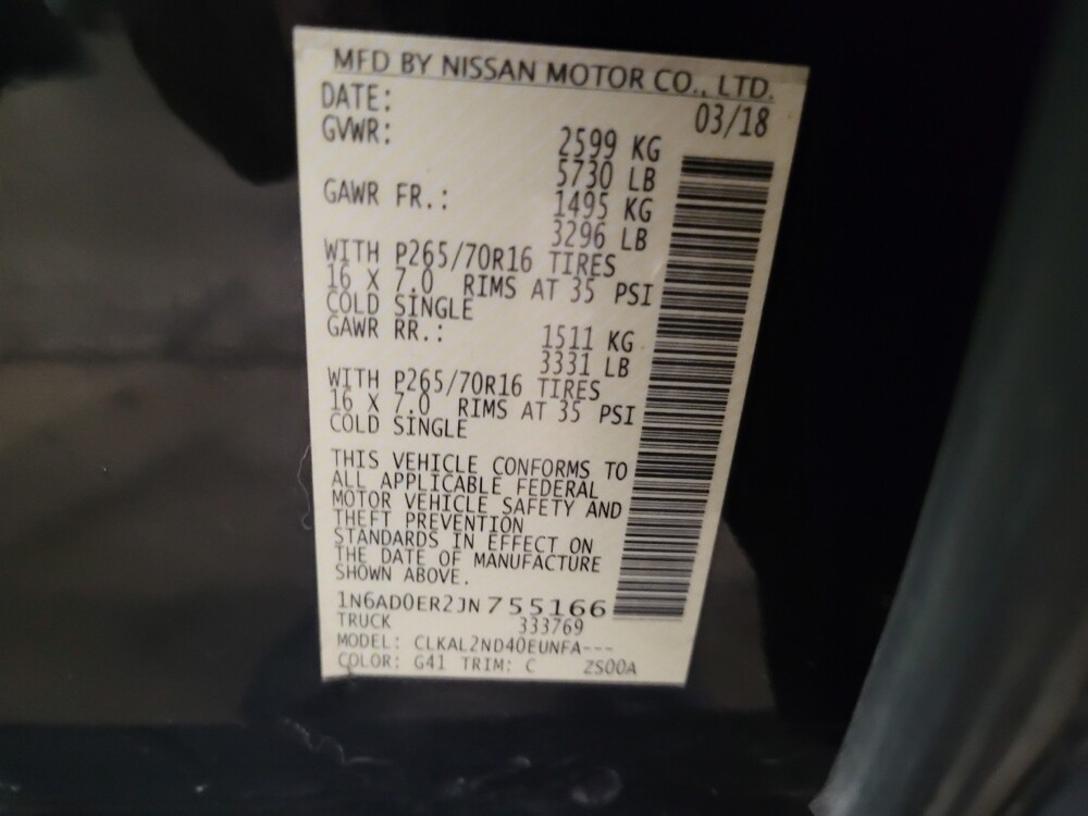 2018 Nissan Frontier in Glen Burnie, MD 21061 - 18090597 33