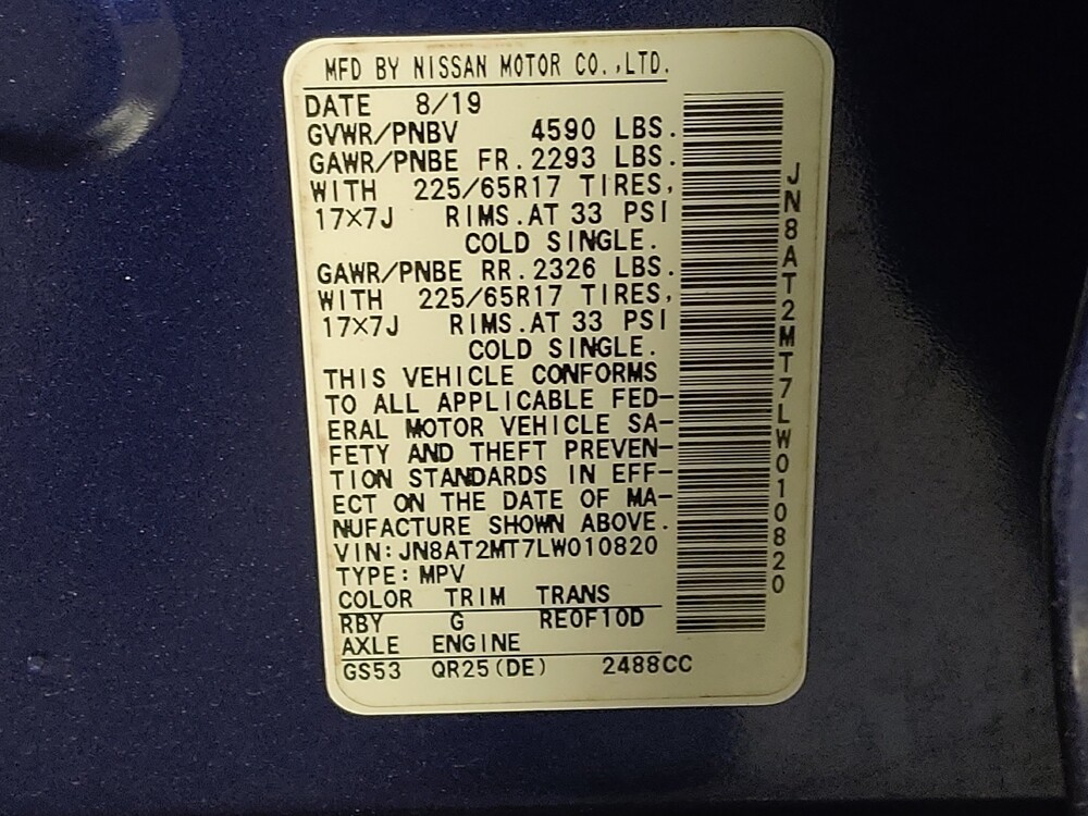 2020 Nissan Rogue in Greenville, NC 27834 - 18090600 33