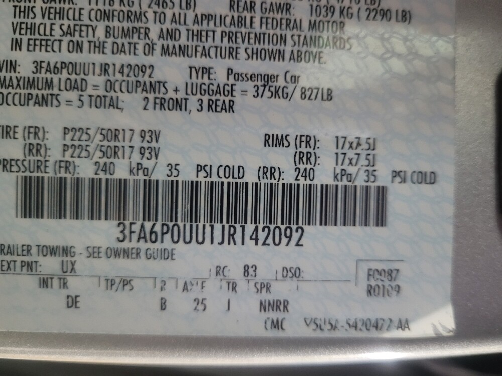 2018 Ford Fusion in Union City, GA 30291 - 18090617 33