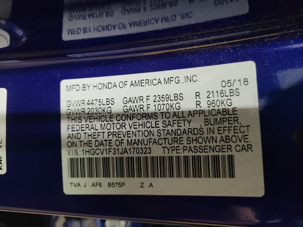 2018 Honda Accord in Pittsburgh, PA 15237 - 18090618 33