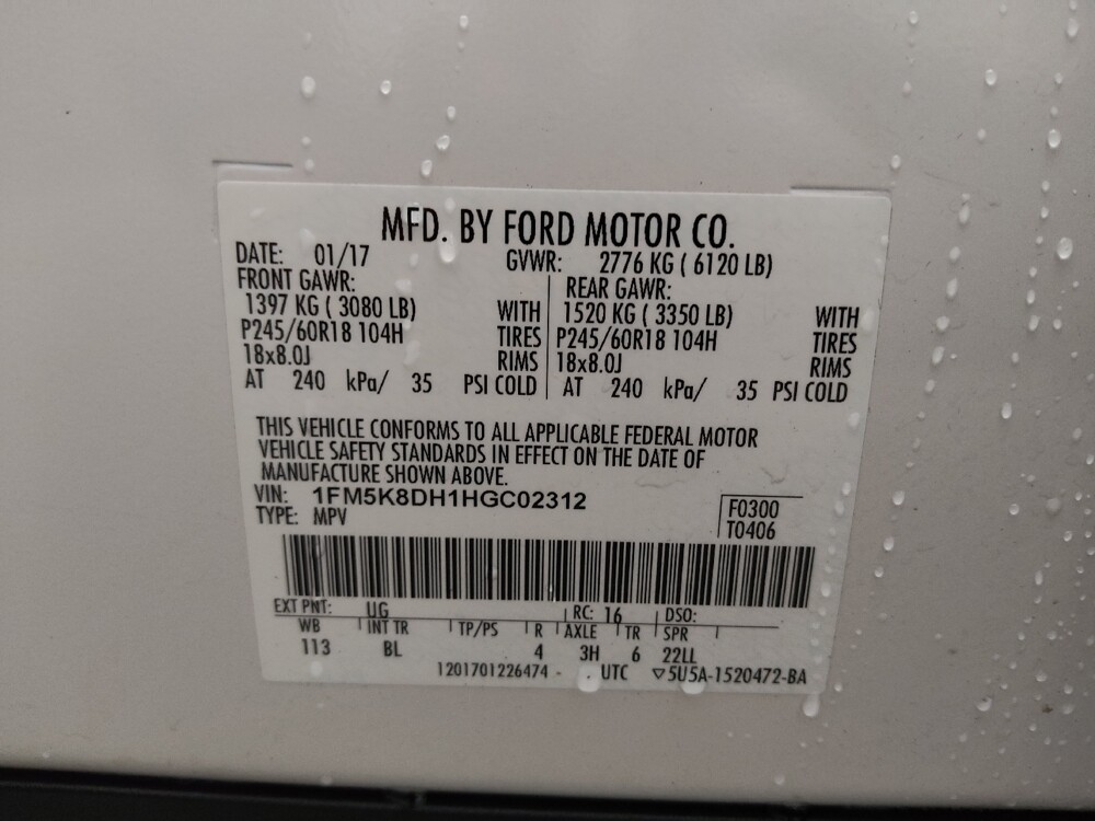 2017 Ford Explorer in Charleston, SC 29414 - 18090621 33