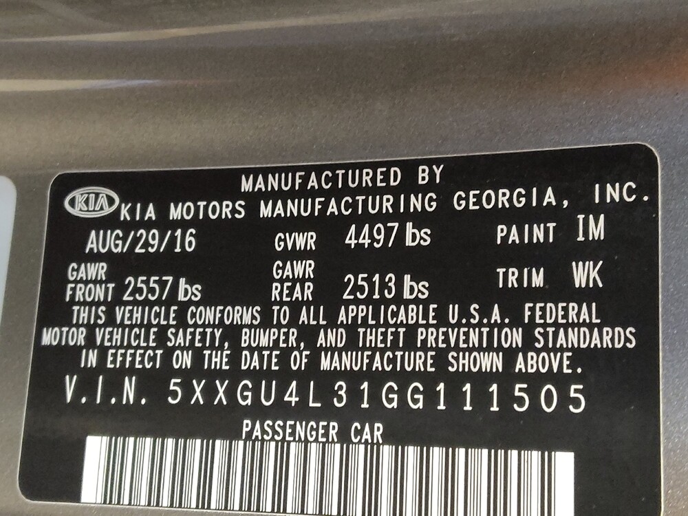 2016 Kia Optima in Wilmington, NC 28405 - 18090643 33