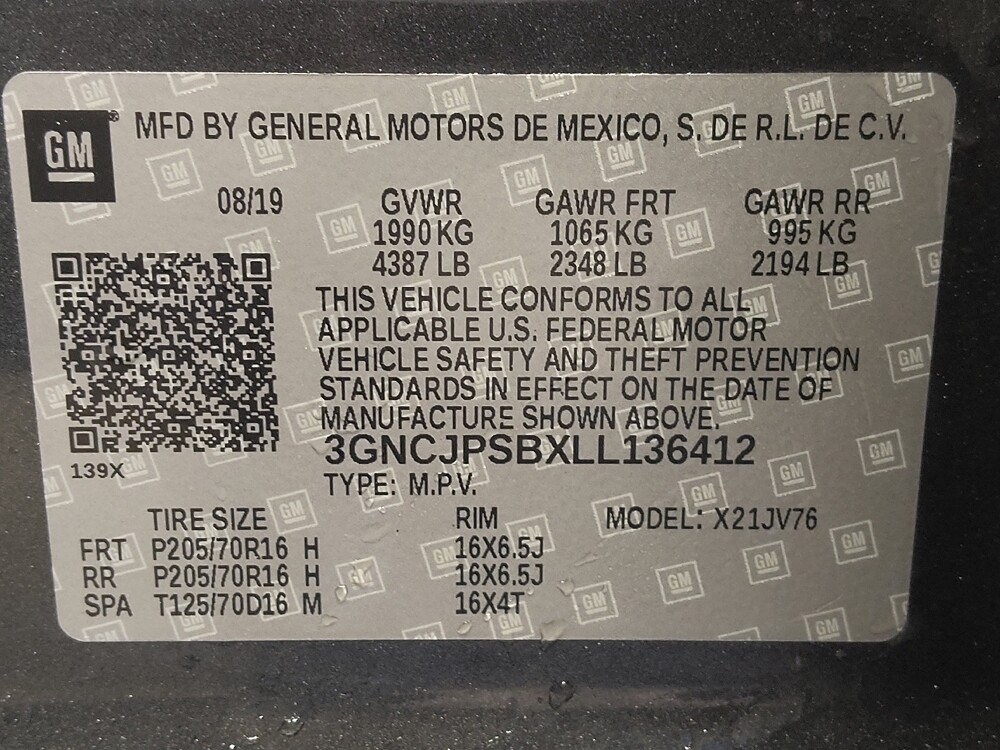 2020 Chevrolet Trax in Baton Rouge, LA 70816 - 18090649 33