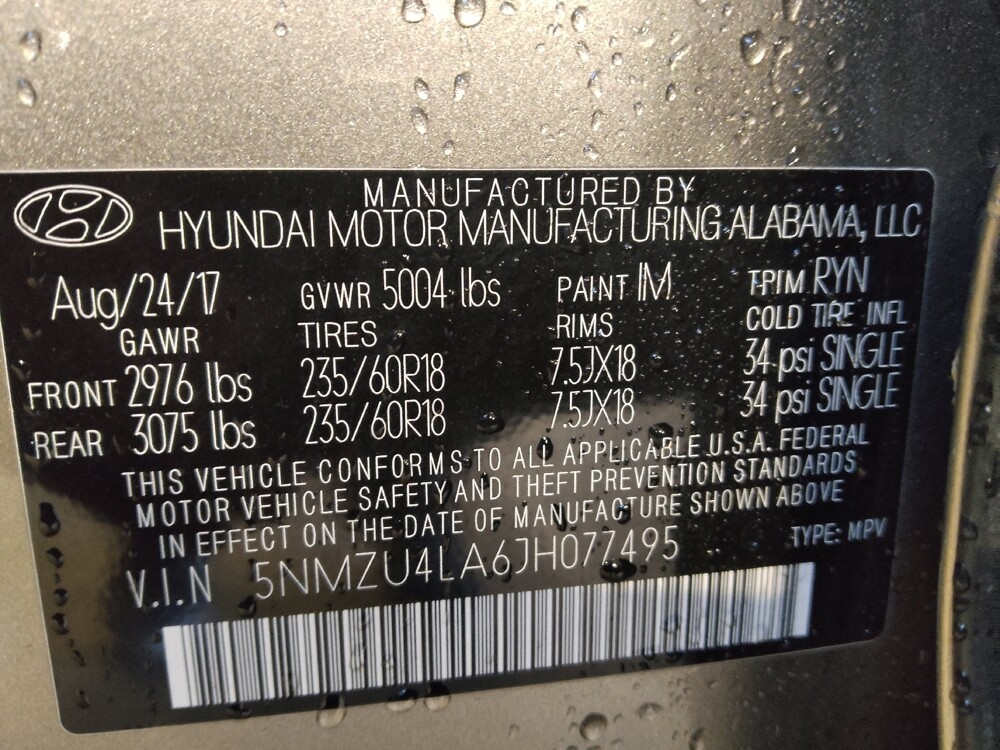 2018 Hyundai Santa Fe in Fort Myers, FL 33907 - 18090650 33