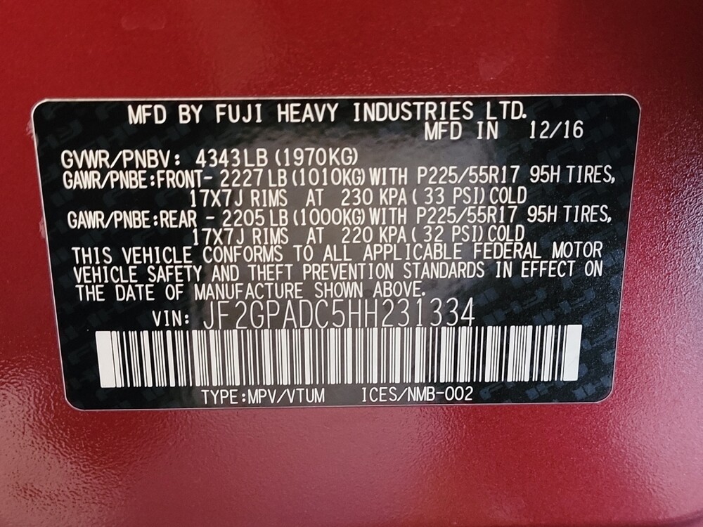 2017 Subaru Crosstrek in Jacksonville, FL 32225 - 18090659 33