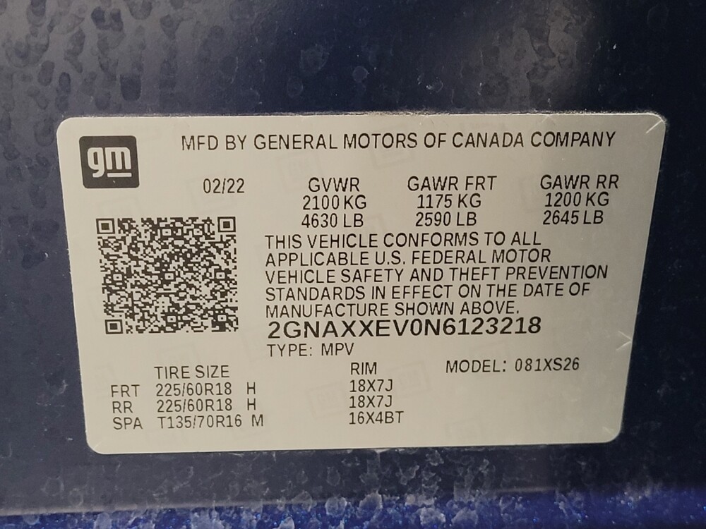 2022 Chevrolet Equinox in West Palm Beach, FL 33409 - 18090661 33