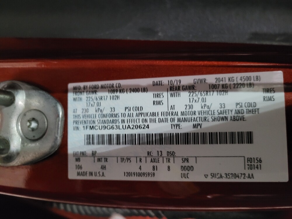 2020 Ford Escape in Williamstown, NJ 8094 - 18090662 33