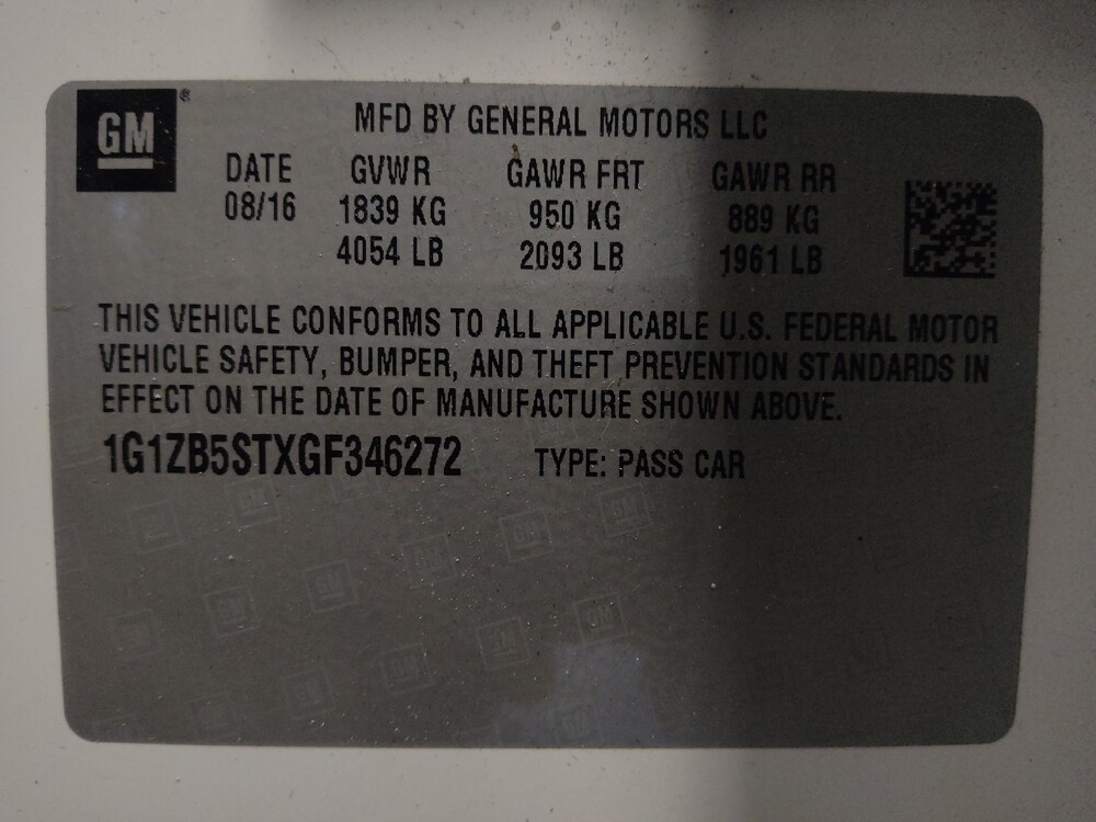 2016 Chevrolet Malibu in Kissimmee, FL 34744 - 18090664 33