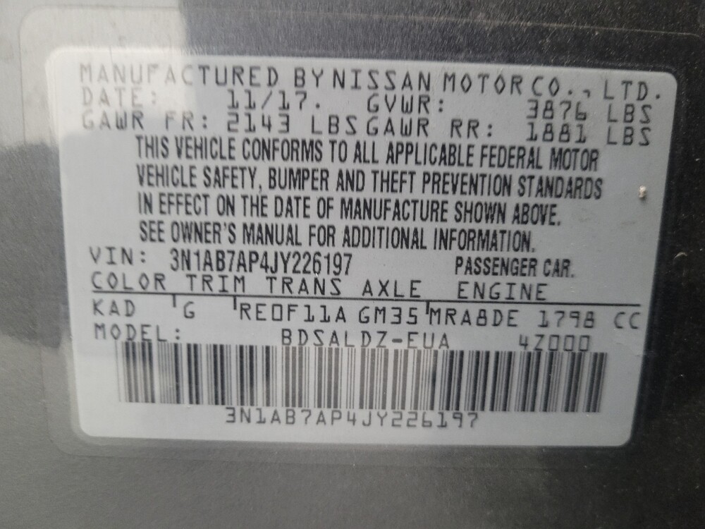 2018 Nissan Sentra in Charleston, SC 29414 - 18090668 33