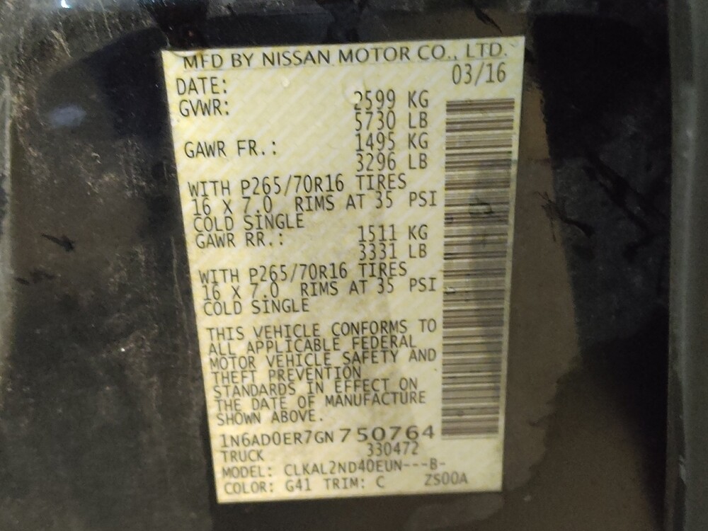 2016 Nissan Frontier in Columbia, SC 29210 - 18090677 33
