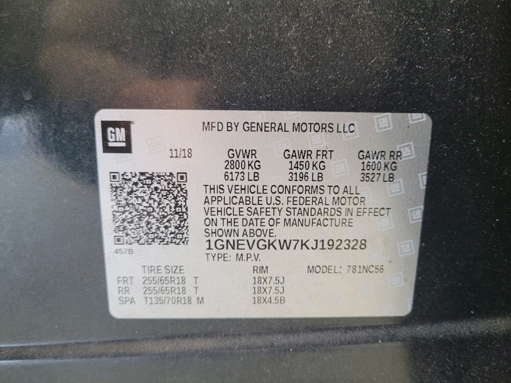 2019 Chevrolet Traverse in Downey, CA 90241 - 18090691 33