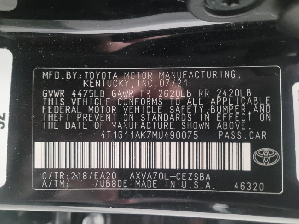 2021 Toyota Camry in Downey, CA 90241 - 18090696 33