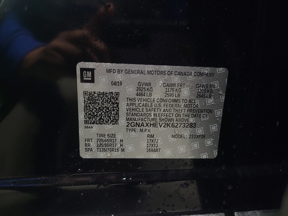 2019 Chevrolet Equinox in Conyers, GA 30094 - 18090699 33